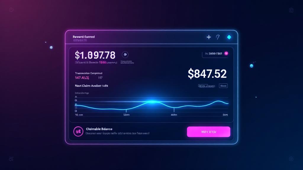 Rewards Claim Widget Interface